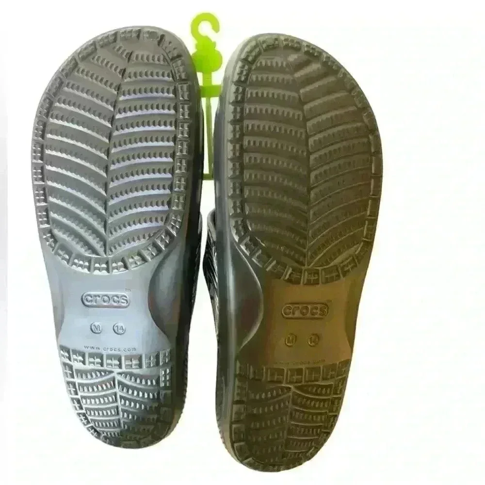 Crocs Classic Animal Remix Two-Strap Slide Sandals Men's Size 14 Shoes NEW